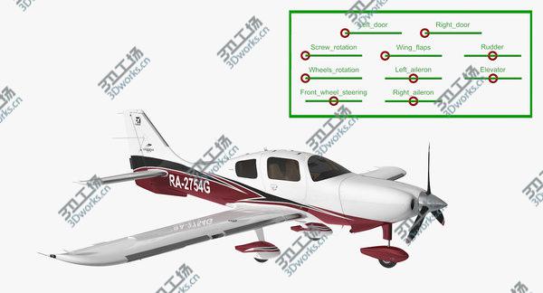 images/goods_img/20210312/Cessna Corvalis Rigged 3D Model model/4.jpg